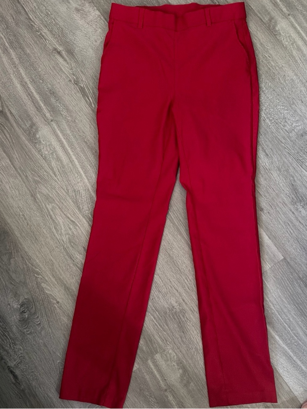 Rafaella Tailored Slim Red Dress Pants